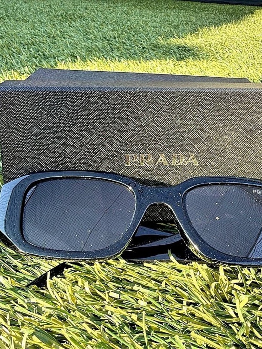 Prada Symbole Sunglasses SPR17W Black